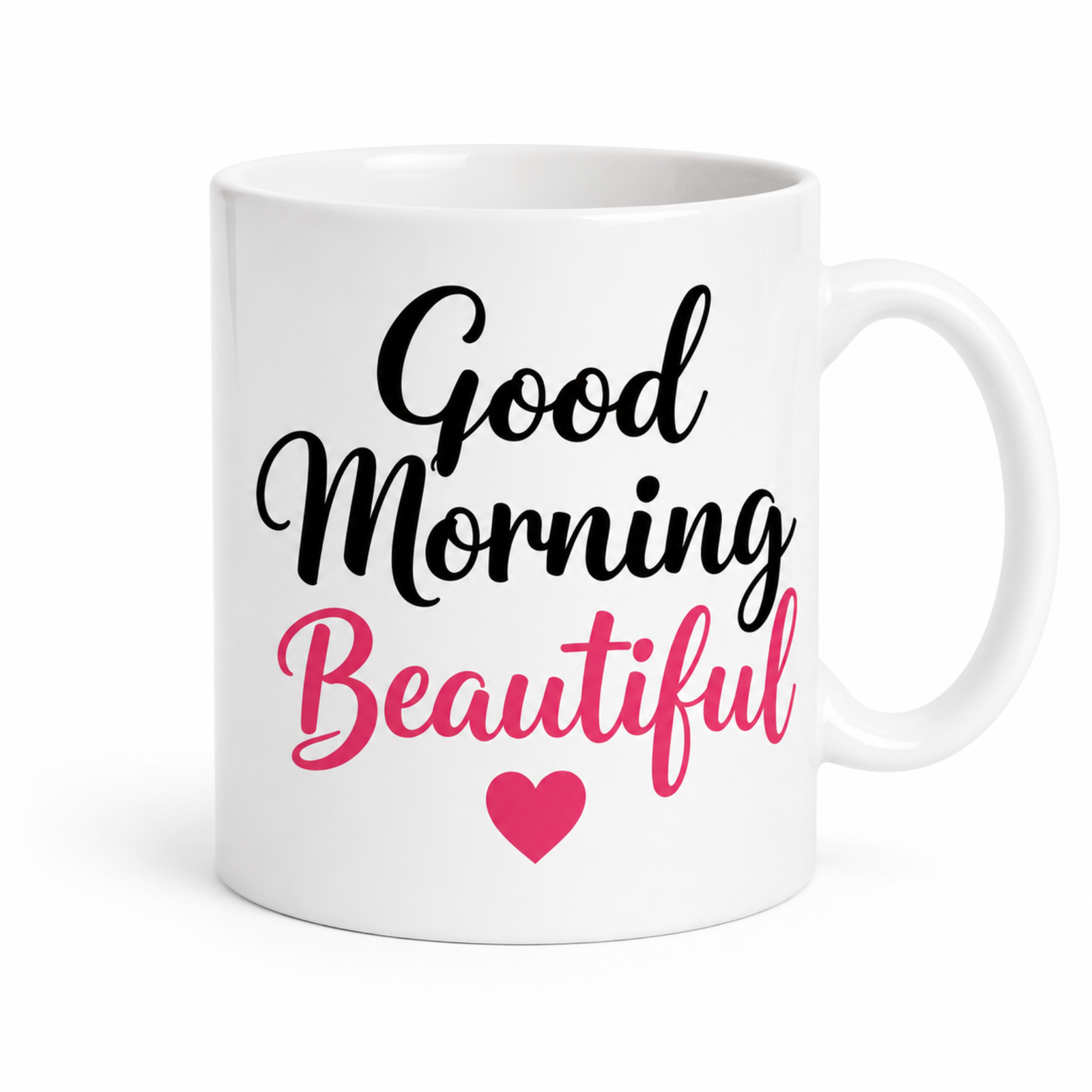 good morning beautiful printed ceramic mug | cute gift for girlfriend, wife, sister, best friend | 325ml coffee mug good morning beautiful printed ceramic mug | cute gift for girlfriend, wife, sister, best friend | 325ml coffee mug