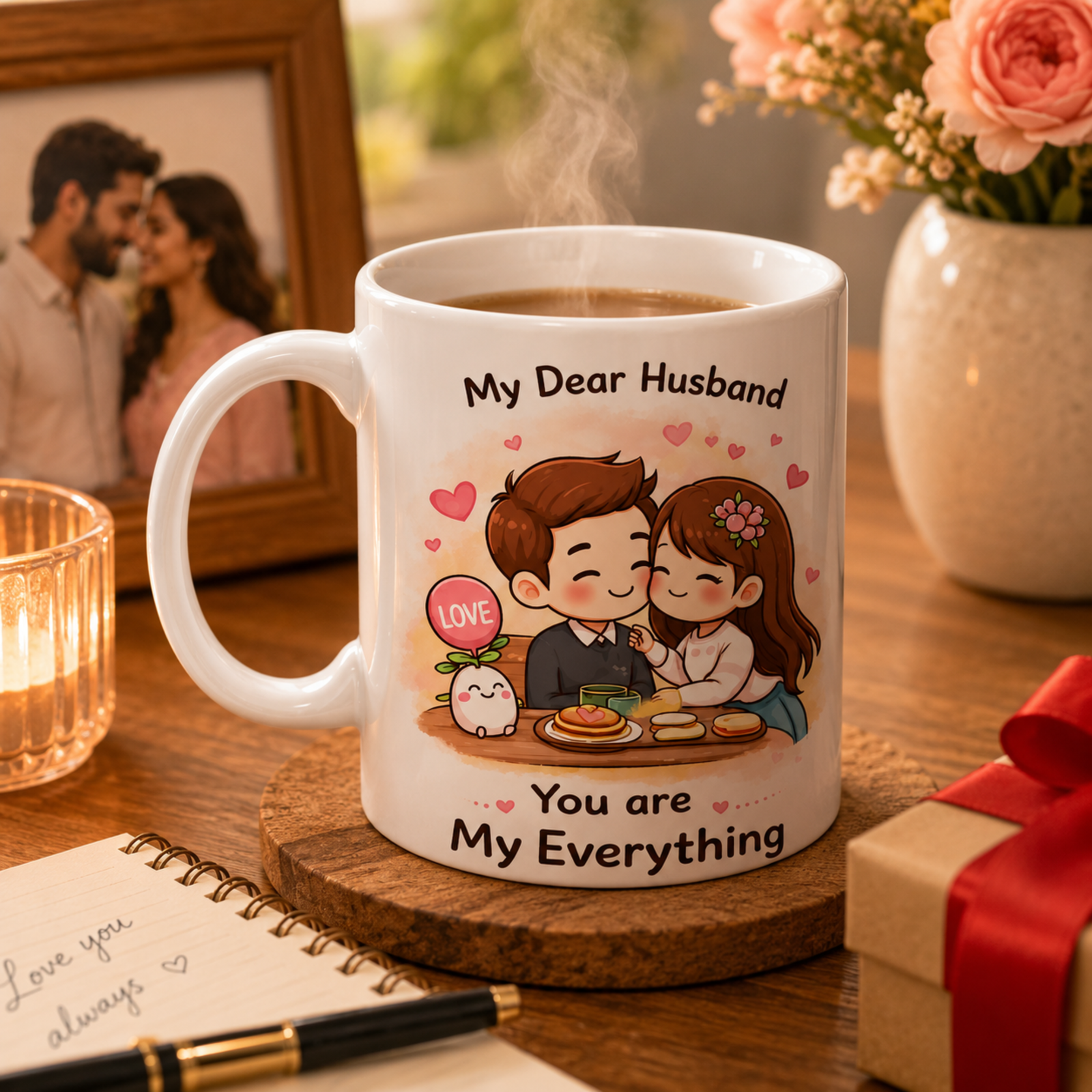 my dear husband you are my everything magic mug | romantic gift for husband from wife | color changing coffee mug | heat sensitive ceramic mug | anniversary birthday gift for husband my dear husband you are my everything magic mug | romantic gift for husband from wife | color changing coffee mug | heat sensitive ceramic mug | anniversary birthday gift for husband