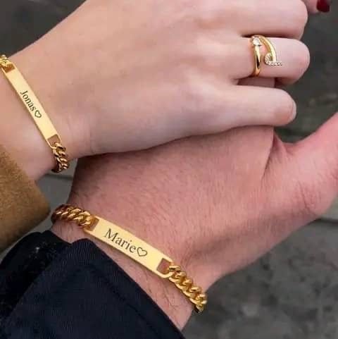 personalized couple name bracelet | custom engraved stainless steel bracelet for men & women personalized couple name bracelet | custom engraved stainless steel bracelet for men & women