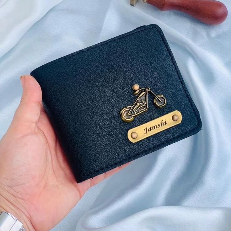 personalized men's wallet with custom name plate | pu leather wallet | multiple color options | customized gift for men, husband, boyfriend, father | birthday, anniversary & father's day gif personalized men's wallet with custom name plate | pu leather wallet | multiple color options | customized gift for men, husband, boyfriend, father | birthday, anniversary & father's day gif